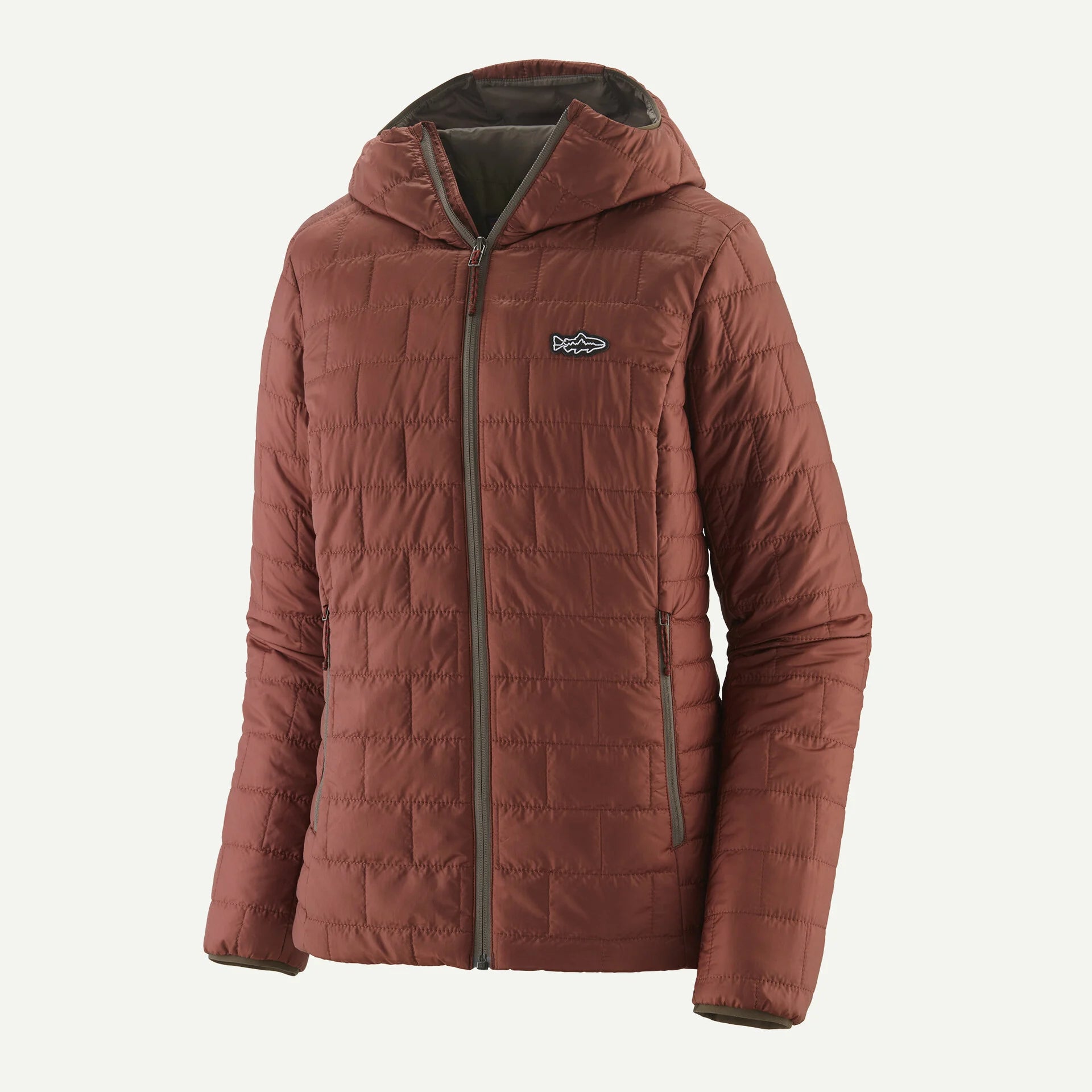 Patagonia W's Nano Puff Fitz Roy Trout Hoody