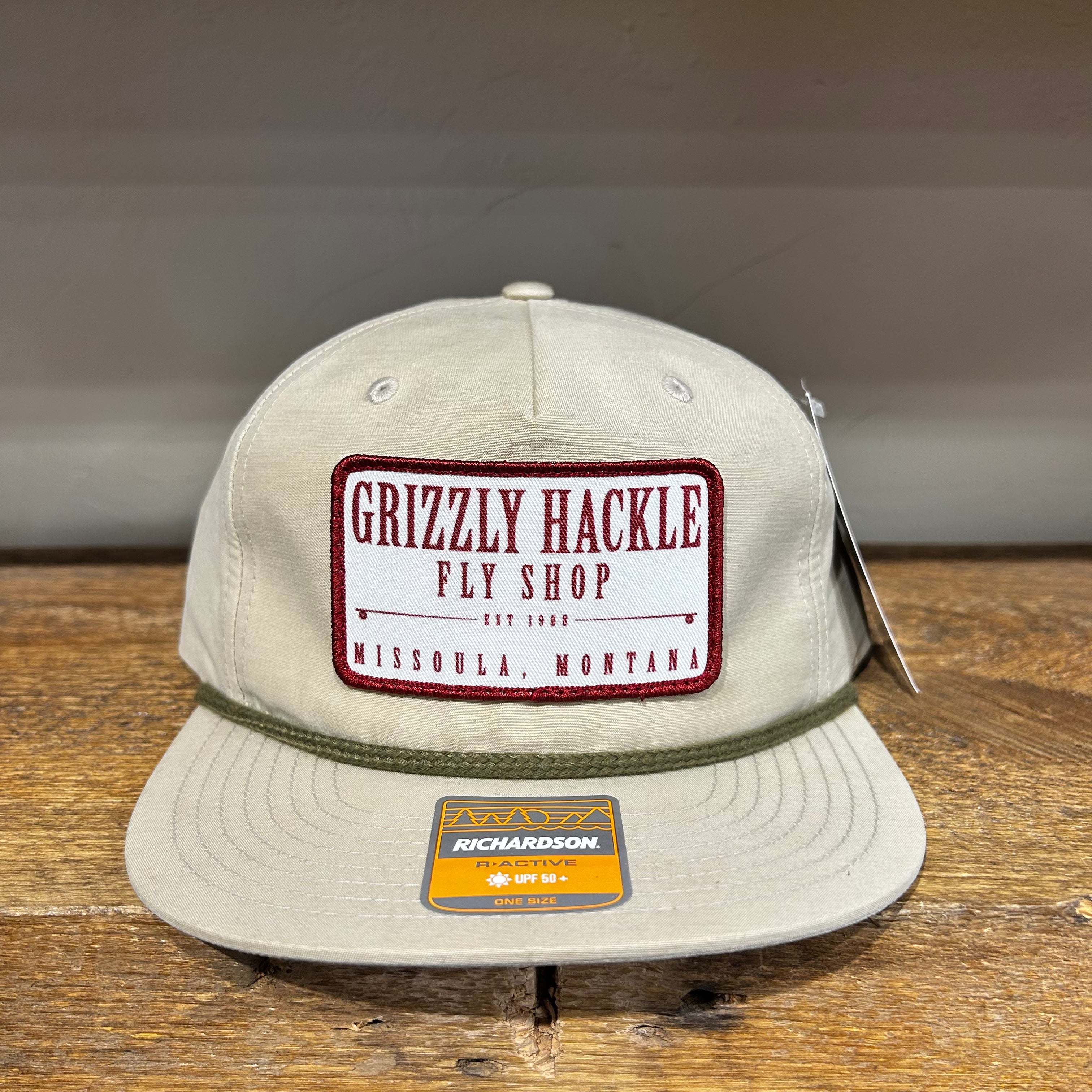 Grizzly Hackle Patch Vintage Hat