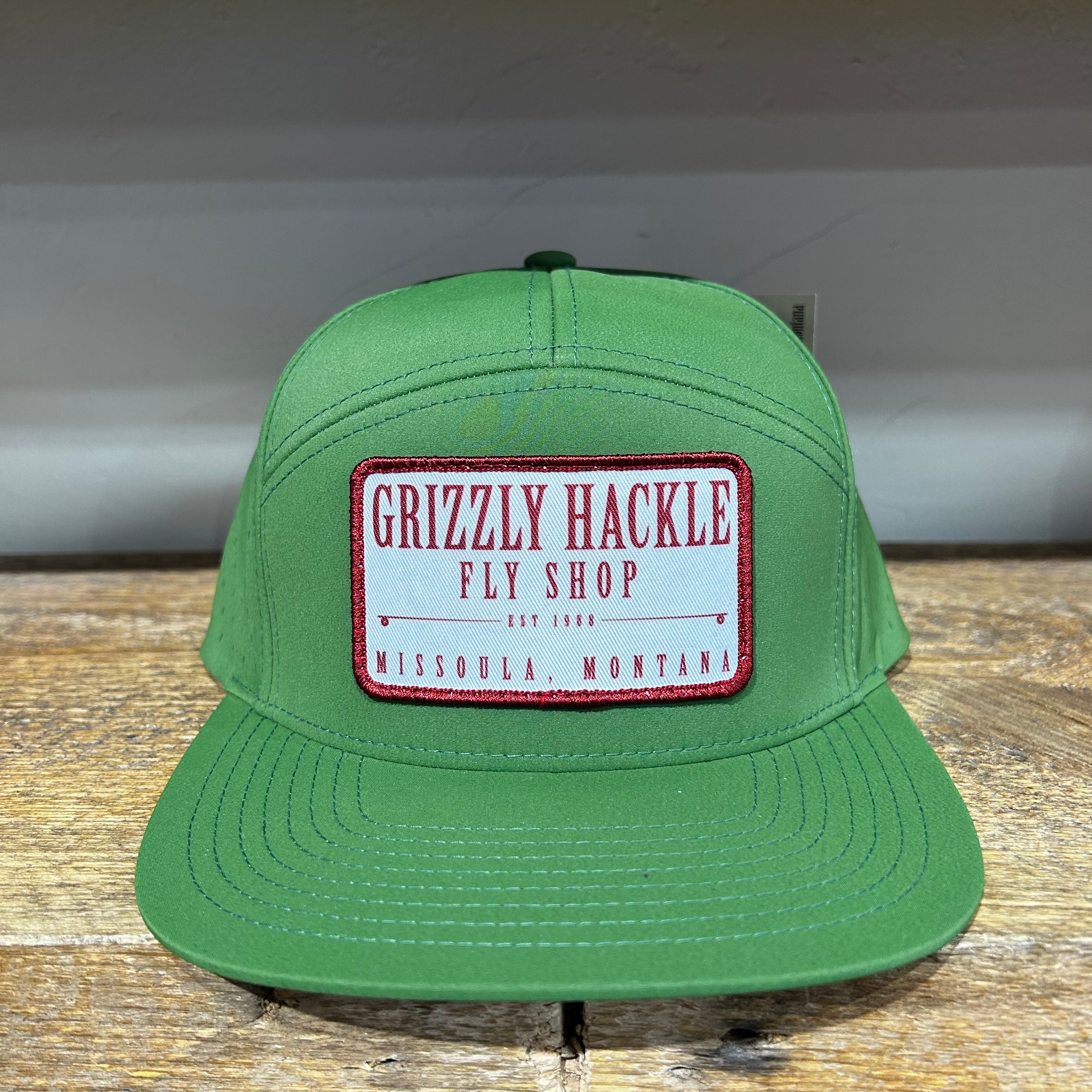 Grizzly Hackle Patch Hat