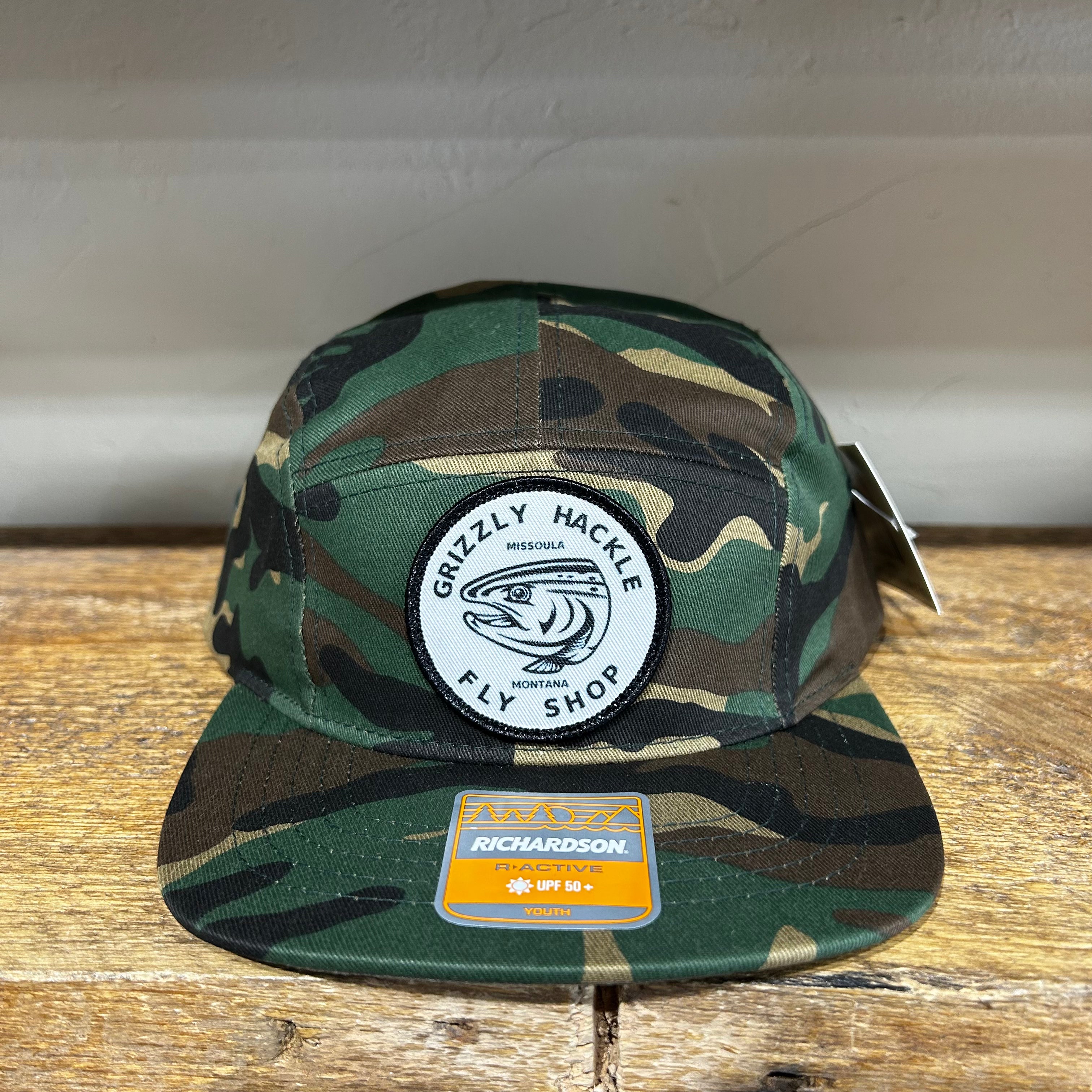 Grizzly Hackle "Circle Fish" 5-Panel Youth Hat